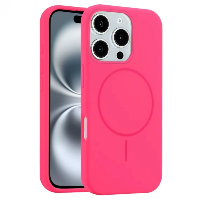 Joko İphone 16 Pro Kılıf Jully Magsafe Kapak - Pembe