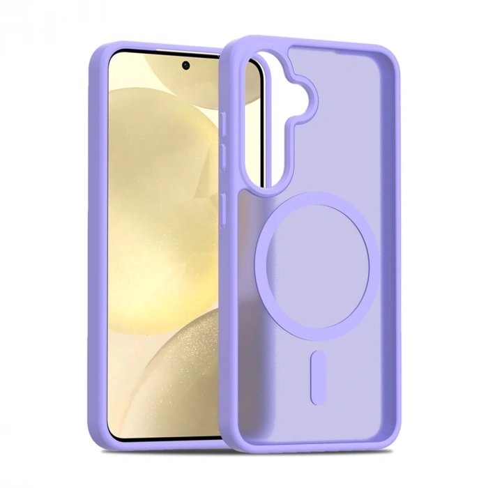 Joko Samsung Galaxy S24 Jota Magsafe Kapak - Lila