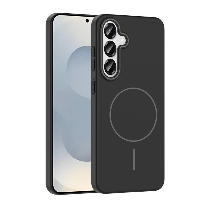 Joko Samsung Galaxy S25 Broş Magsafe Kapak - Siyah