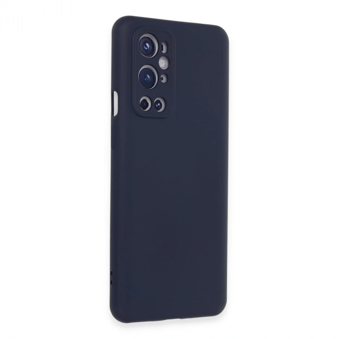 One Plus 9 Pro Kılıf Nano İçi Kadife Silikon - Lacivert