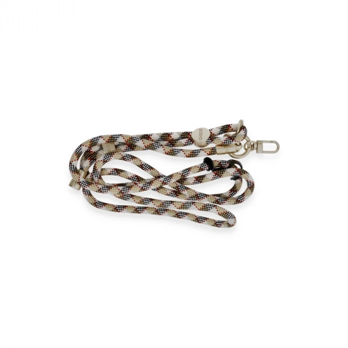 Onegif Je Desenli Boyun Askısı - Kahverengi