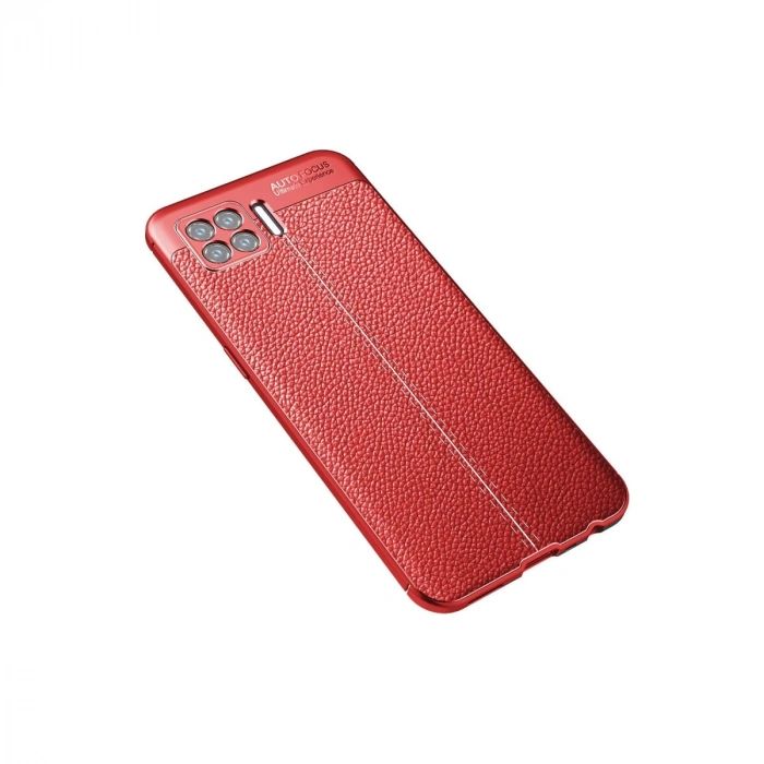 Oppo A73 Kılıf Auto Focus Kapak - Kırmızı