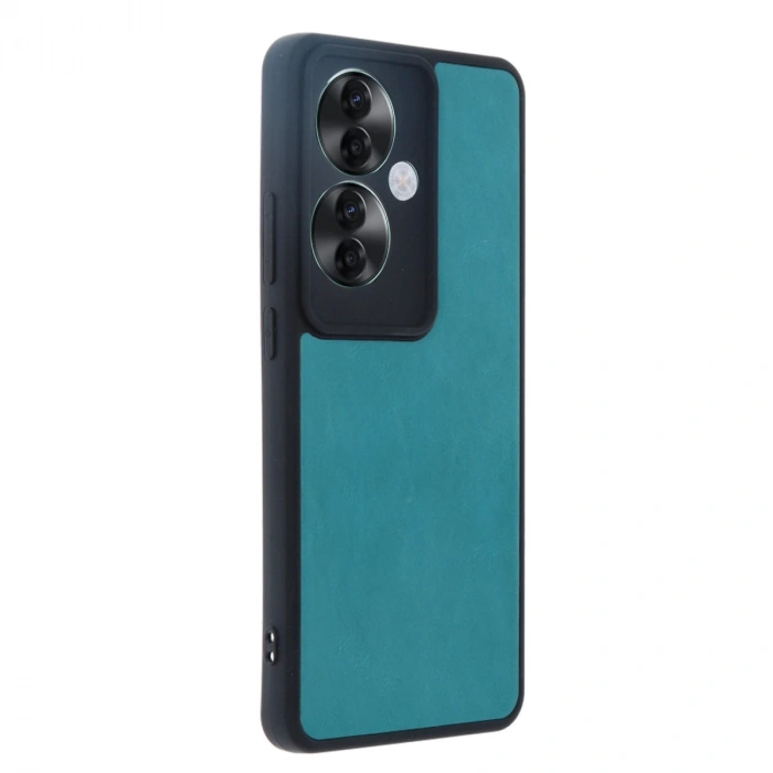 Oppo Reno 11f Kılıf Aras Deri Kapak - Açık Yeşil