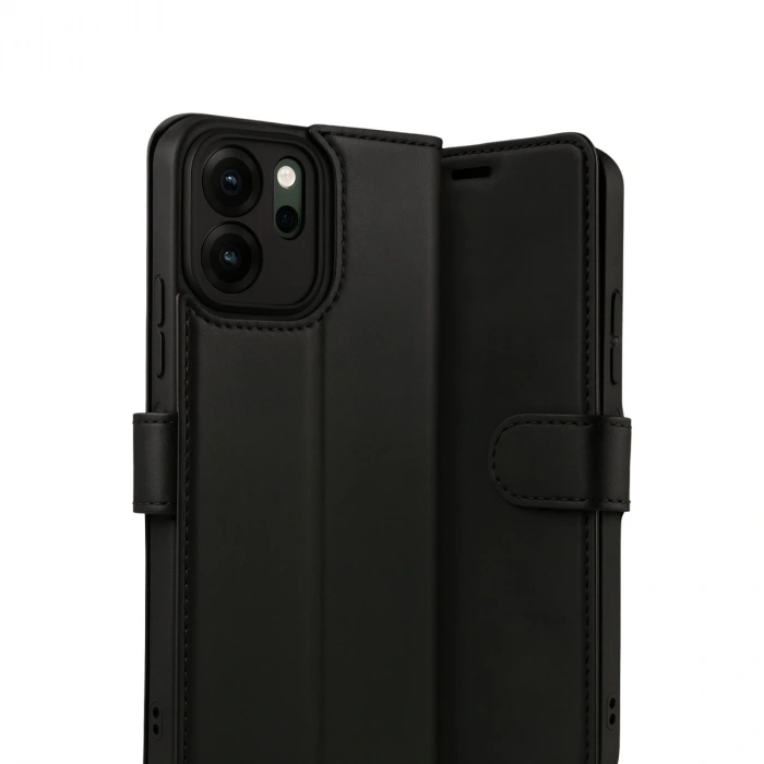 Oppo Reno 14f Trend S Plus Kapaklı Kılıf - Siyah