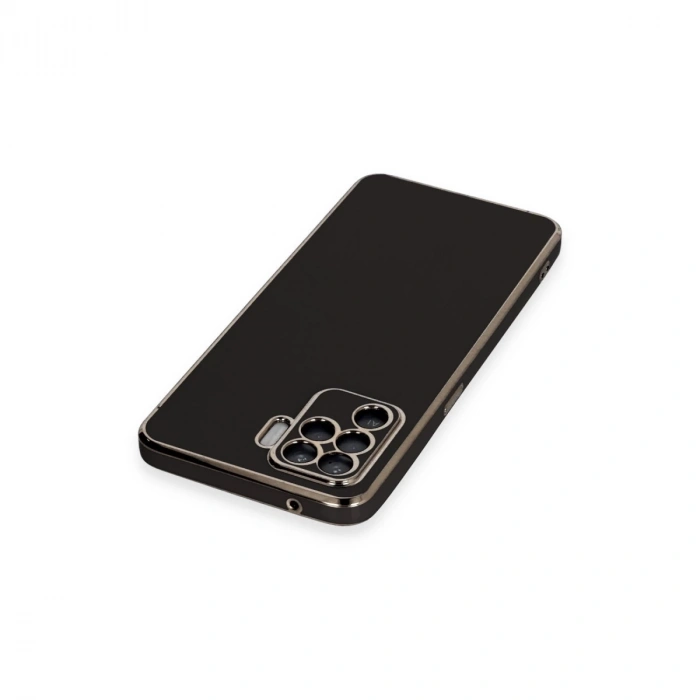 Oppo Reno 5 Lite Kılıf Volet Silikon - Siyah
