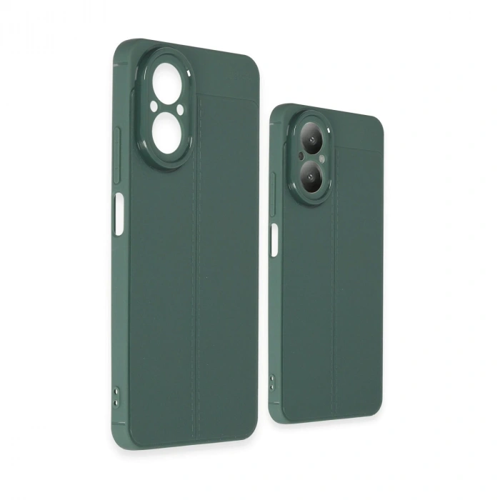 Realme 12 Lite Kılıf Auto Focus Kapak - Koyu Yeşil