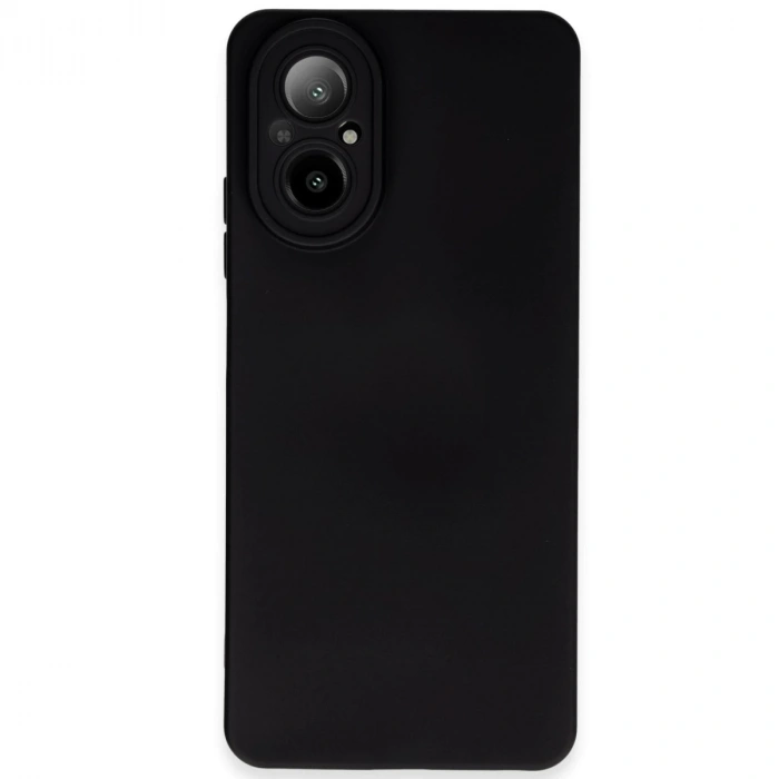 Realme 12 Lite Kılıf Nano İçi Kadife Silikon - Siyah