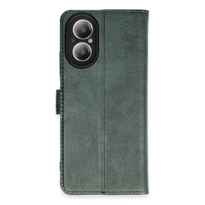 Realme 12 Lite Kılıf Trend S Plus Kapaklı Kılıf - Yeşil