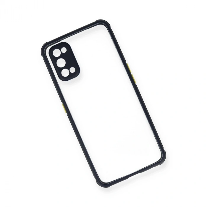 Realme 7 Pro Kılıf Miami Şeffaf Silikon - Lacivert