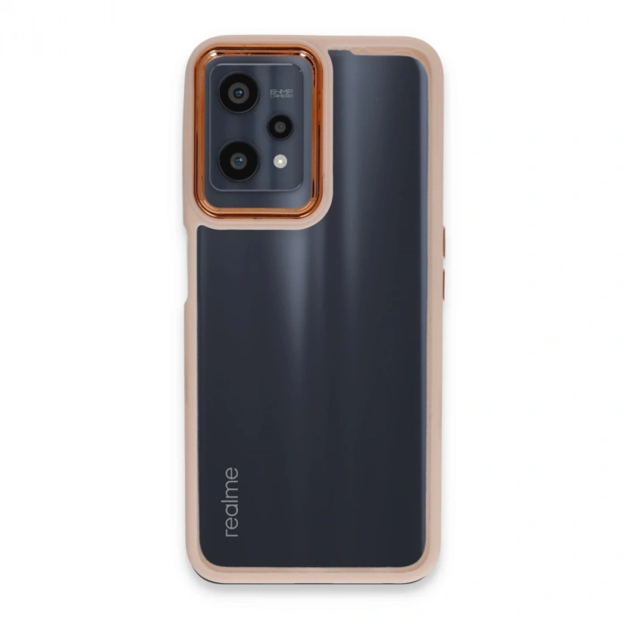 Realme 9 Pro 5g Kılıf Dora Kapak - Pudra