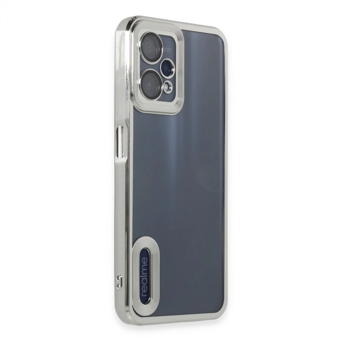 Realme 9 Pro 5g Kılıf Slot Silikon - Gümüş