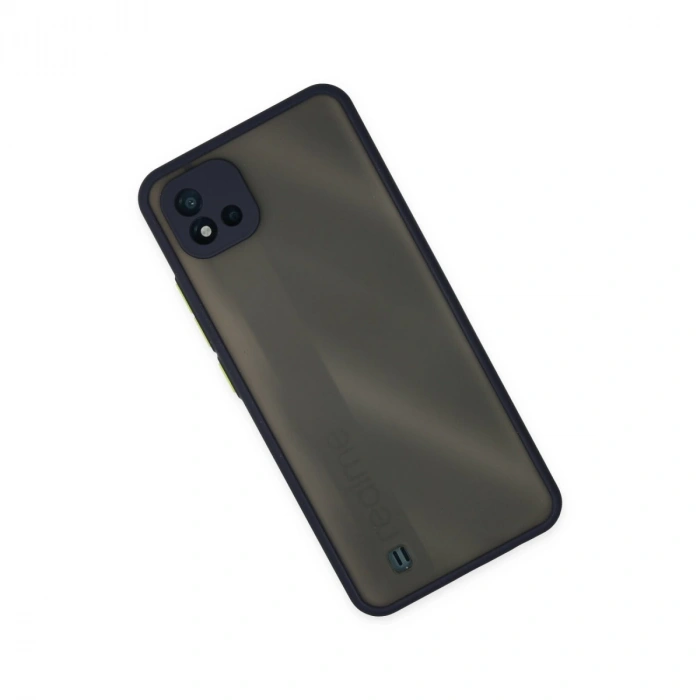 Realme C11 2021 Kılıf Montreal Silikon Kapak - Lacivert