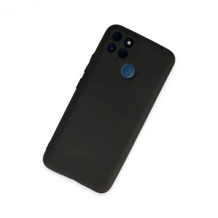 Realme C21y Kılıf First Silikon - Siyah