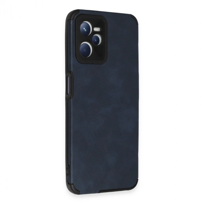 Realme C35 Kılıf Loop Deri Silikon - Lacivert