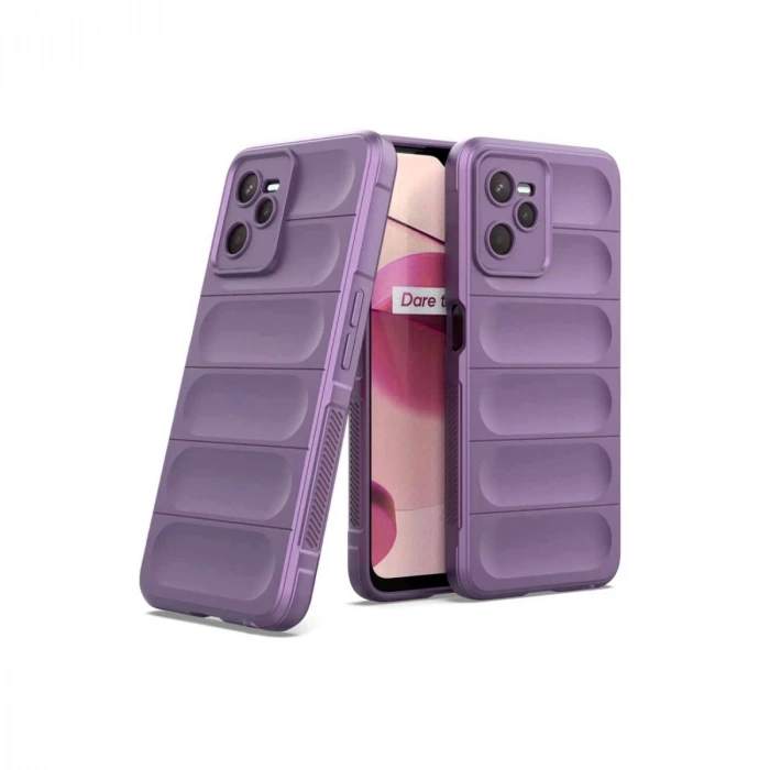 Realme C35 Kılıf Optimum Silikon - Mor