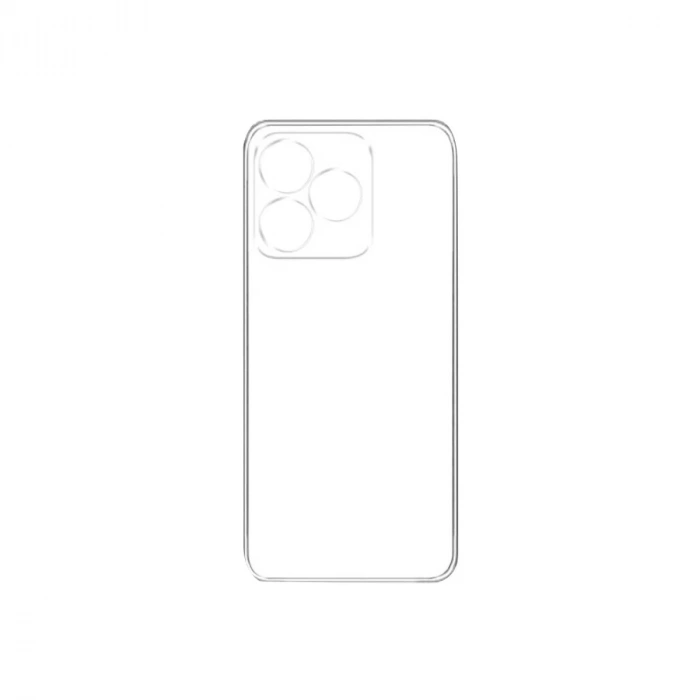 Realme C53 Kılıf Lüx Şeffaf Silikon