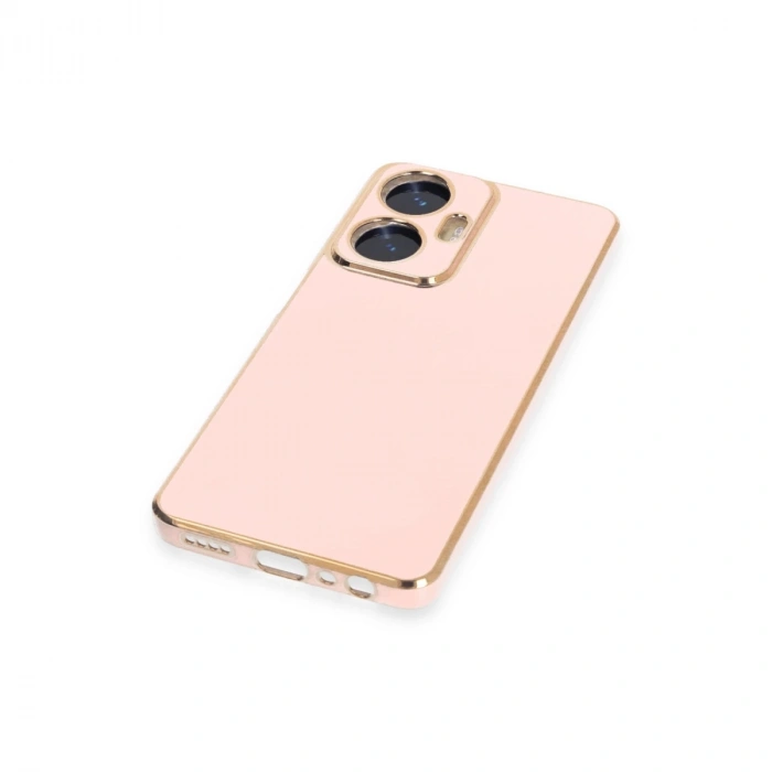 Realme C55 Kılıf Volet Silikon - Pembe