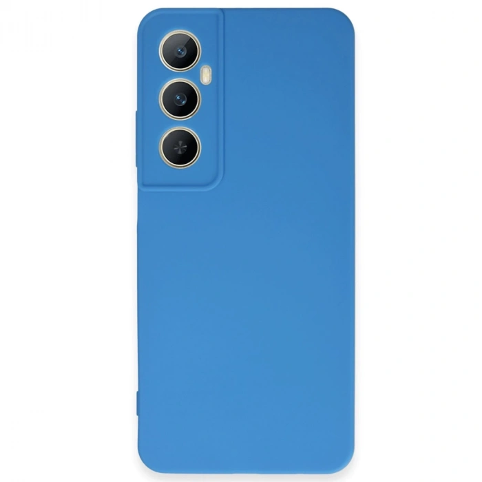 Realme C65 Kılıf First Silikon - Mavi