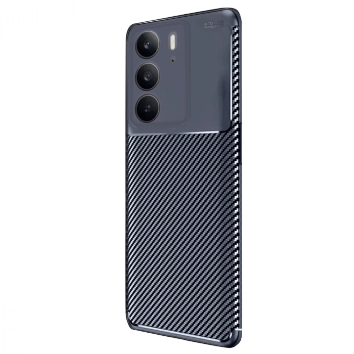 Realme C75 4g Auto Focus Karbon Kapak - Lacivert