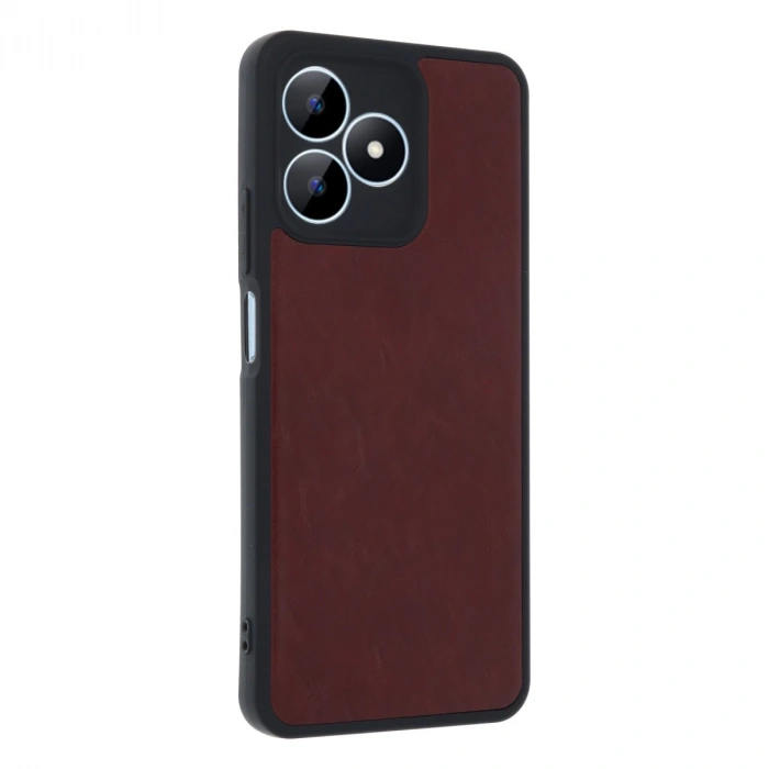 Realme Note 50 4g Kılıf Aras Deri Kapak - Bordo