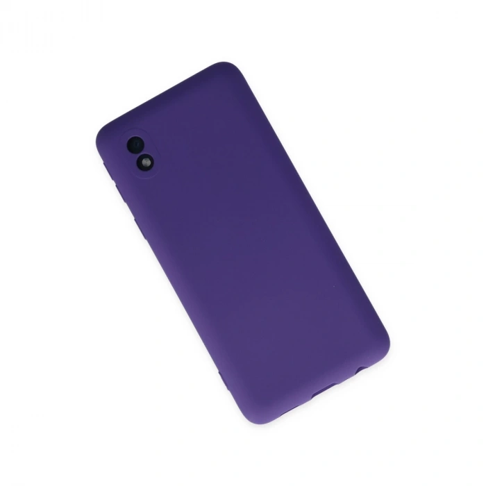 Samsung Galaxy A01 Core Kılıf Nano İçi Kadife Silikon - Mor