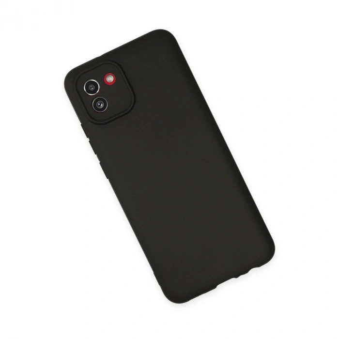 Samsung Galaxy A03 Kılıf First Silikon - Siyah
