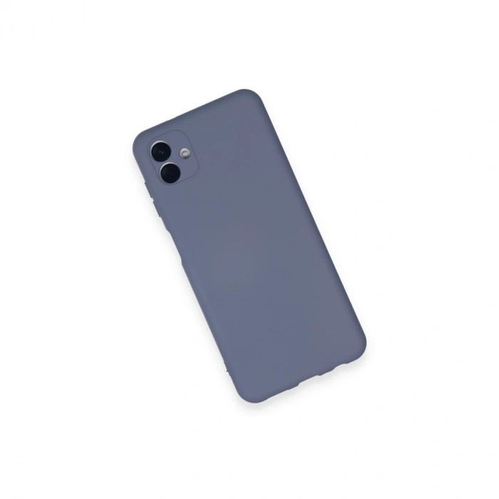 Samsung Galaxy A04 Kılıf Nano İçi Kadife Silikon - Gri