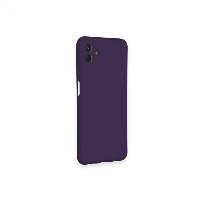 Samsung Galaxy A04 Kılıf Nano İçi Kadife Silikon - Mor