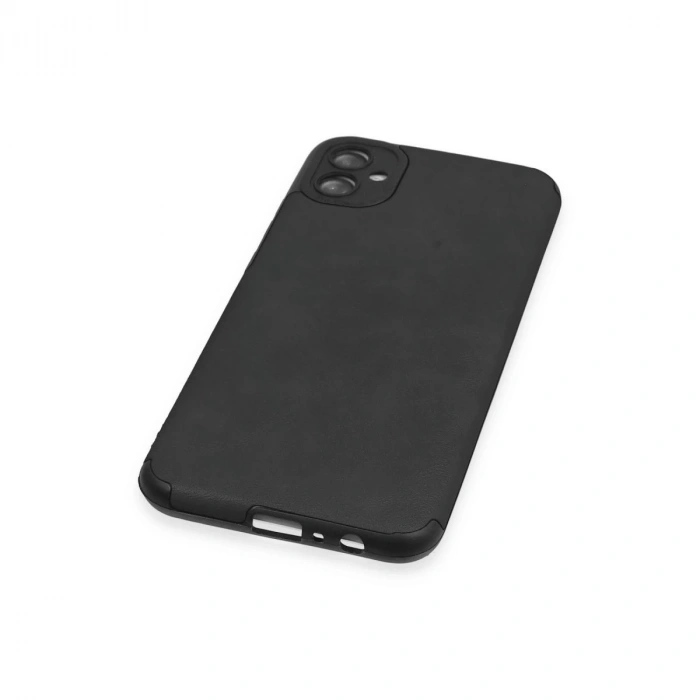 Samsung Galaxy A04e Kılıf Loop Deri Silikon - Siyah