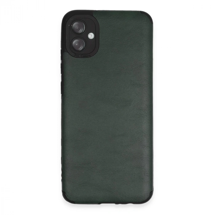 Samsung Galaxy A04e Kılıf Loop Deri Silikon - Yeşil