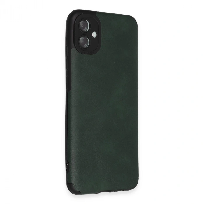 Samsung Galaxy A04e Kılıf Loop Deri Silikon - Yeşil