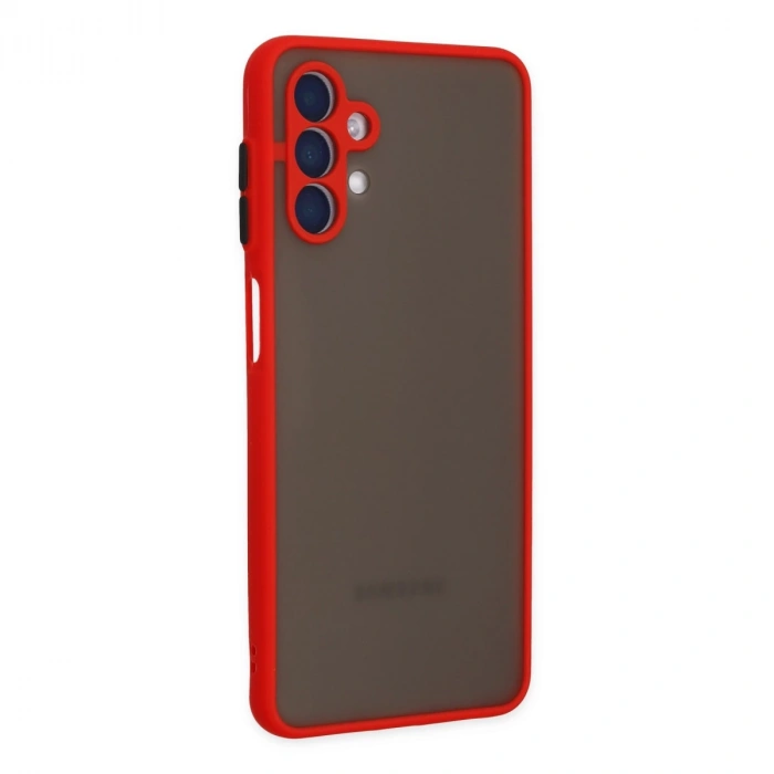 Samsung Galaxy A04s Kılıf Montreal Silikon Kapak - Kırmızı