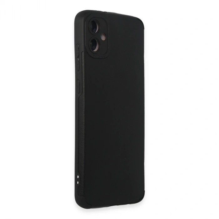 Samsung Galaxy A05 Kılıf Loop Deri Silikon - Siyah