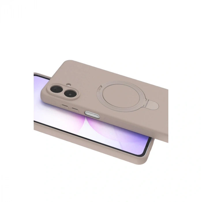 Samsung Galaxy A07 4g Regal Magsafe Standlı Kapak - Çöl Titanyum