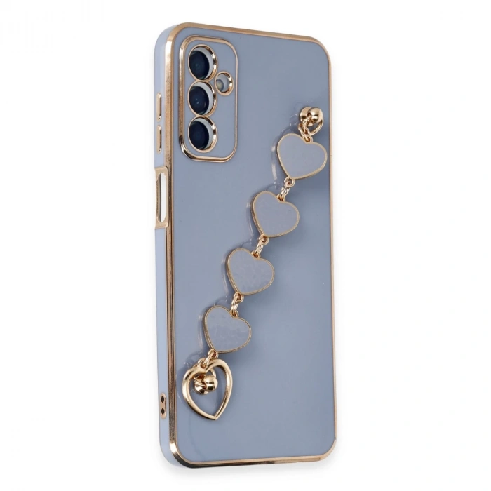 Samsung Galaxy A14 4g Kılıf Esila Silikon - Gri