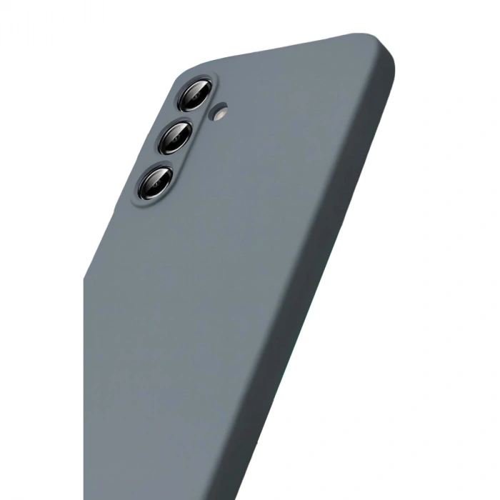 Samsung Galaxy A17 5g Nano İçi Kadife Silikon - Gri