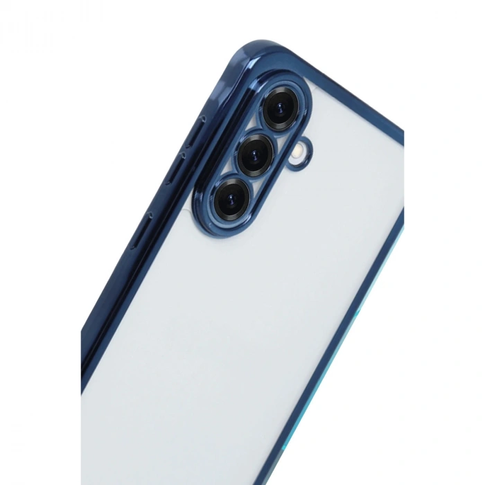 Samsung Galaxy A17 5g Razer Lensli Silikon - Lacivert