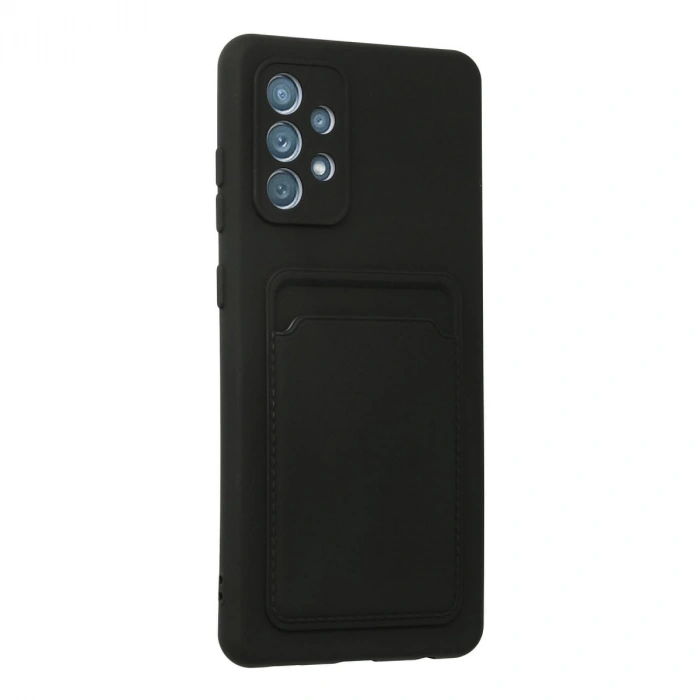 Samsung Galaxy A33 5g Kılıf Kelvin Kartvizitli Silikon - Siyah