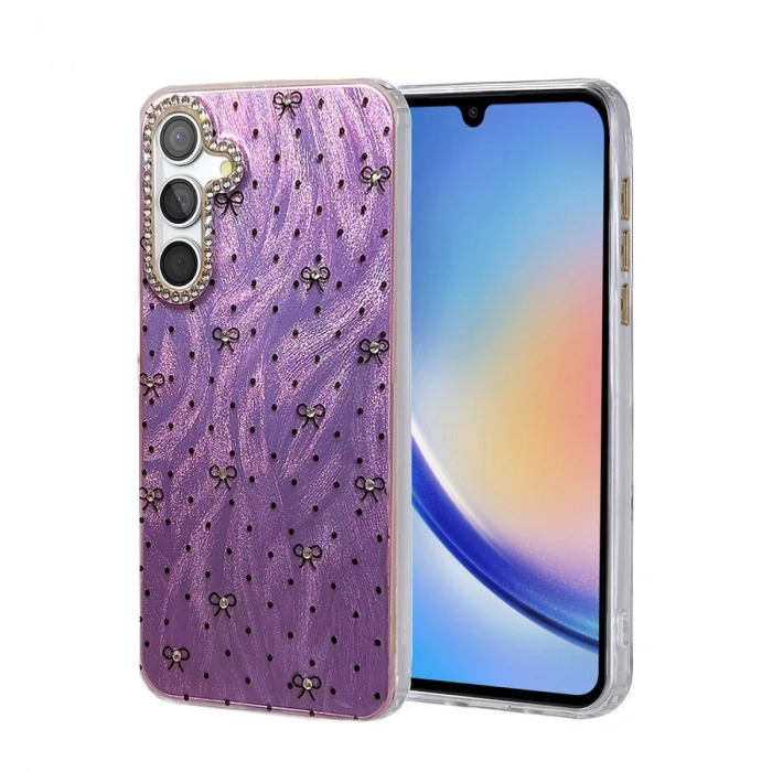 Samsung Galaxy A34 5g Kılıf Blade Aynalı Desenli Kapak - Desen 2