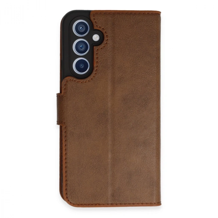 Samsung Galaxy A34 5g Kılıf Trend S Plus Kapaklı Kılıf - Taba