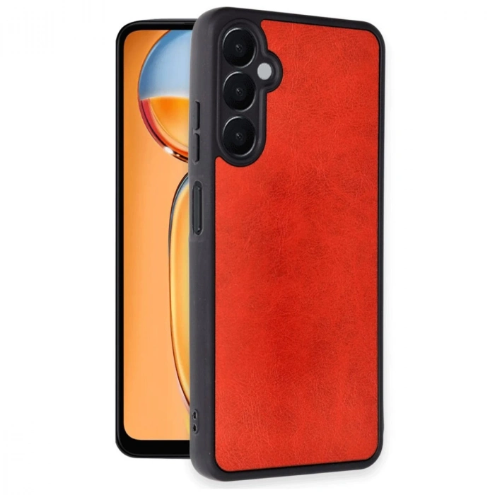 Samsung Galaxy A36 Kılıf Aras Deri Kapak - Kırmızı