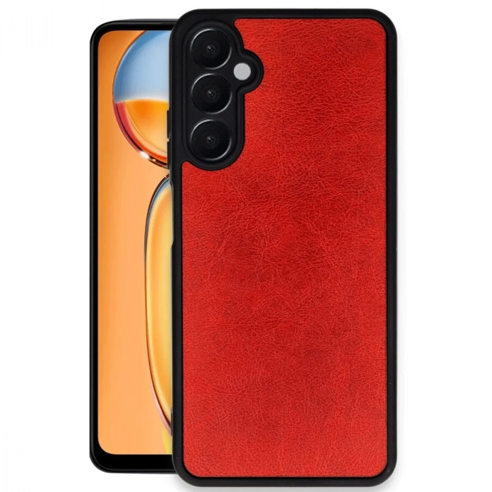 Samsung Galaxy A36 Kılıf Aras Deri Kapak - Kırmızı