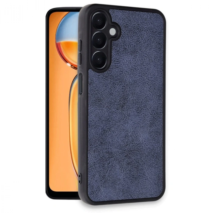 Samsung Galaxy A36 Kılıf Aras Deri Kapak - Lacivert