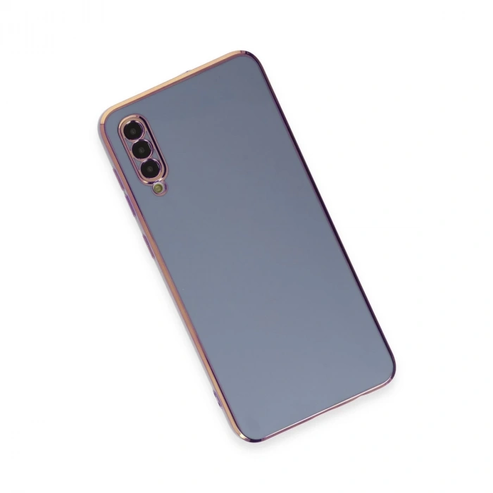 Samsung Galaxy A50 Kılıf Volet Silikon - Mavi