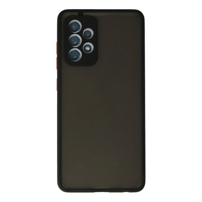 Samsung Galaxy A52 Kılıf Montreal Silikon Kapak - Siyah