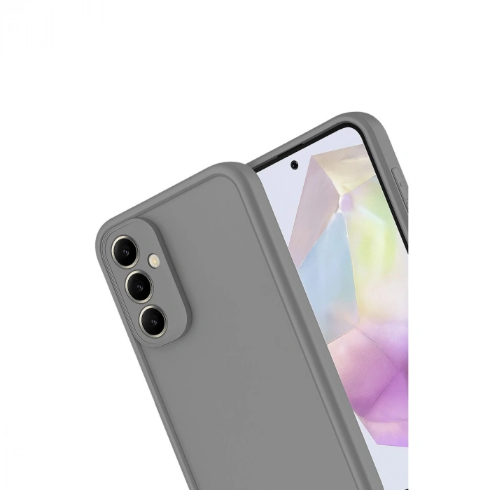 Samsung Galaxy A56 Kılıf Viera Silikon - Gri