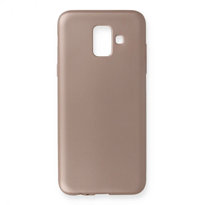 Samsung Galaxy A6 2018 Kılıf First Silikon - Rose Gold