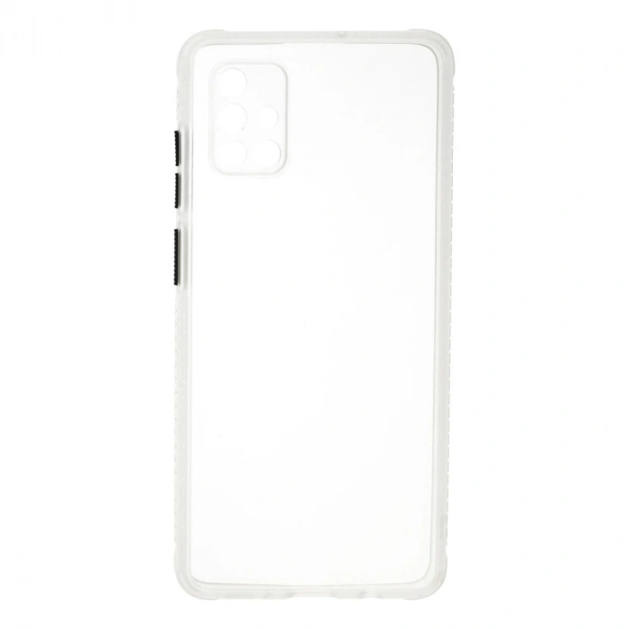 Samsung Galaxy A71 Kılıf Miami Şeffaf Silikon - Şeffaf