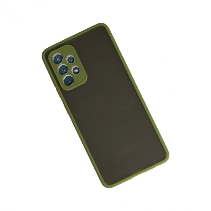 Samsung Galaxy A72 Kılıf Montreal Silikon Kapak - Yeşil