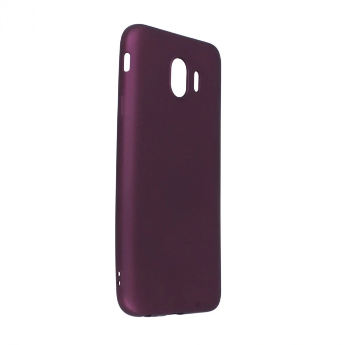 Samsung Galaxy J4 Kılıf First Silikon - Mürdüm